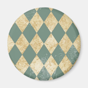 Abgeblendetes Diamantenmuster Magnet