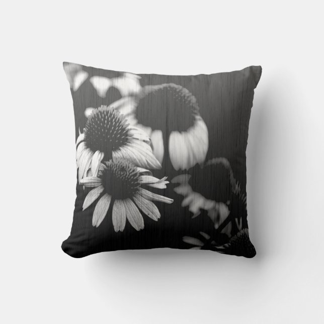 Abgeblendetes Floral Kissen (Vorderseite)