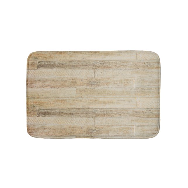 Abgebrannte Holzfußböden Badematte (Vorderseite)