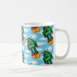 "Abgefeuerte oben" Roboter-Tasse Kaffeetasse