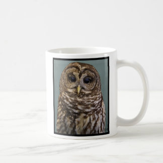 Abgehaltene Eule Kaffeetasse