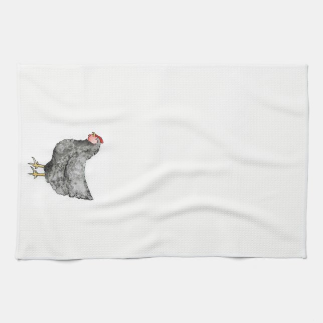 Abgehaltenes Felsen-Huhn-Tuch Handtuch (Horizontal)