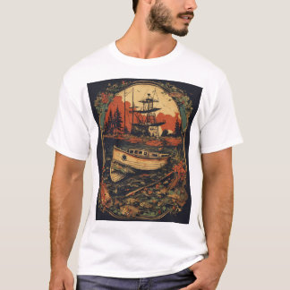 "Abgelaufen und gewittert: Entflechtete Designsamm T-Shirt