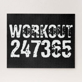Abgelaufener und kratzter Text Workout 247365 weiß