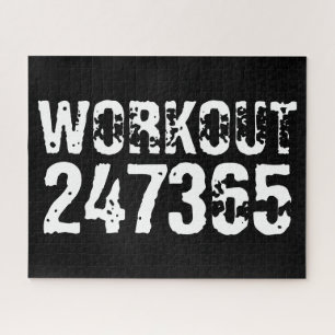 Abgelaufener und kratzter Text Workout 247365 weiß