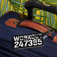 Abgelaufener und kratzter Text Workout 247365 weiß