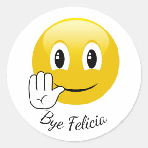 Abgelegene Aufkleber Felicias Emoji