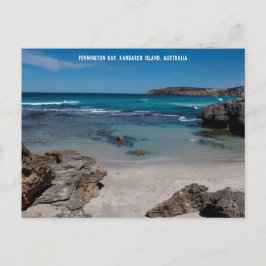 Abgelegener Strand im Paradies Australien Postkarte