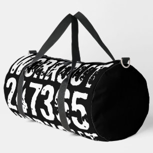 Abgenutzt und zerkratzt Text Workout 247365 weiß Duffle Bag