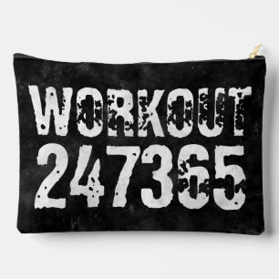 Abgenutzt und zerkratzter Text Workout 247365 vint Zubehörtasche