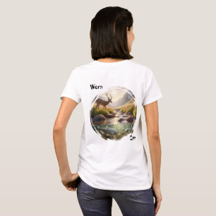 Abgenutzte Calm Edition Mountain Creek Szene T-Shirt