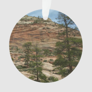 Abgenutzte Felsmauern im Zion-Nationalpark Ornament