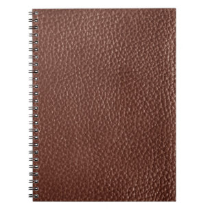 Abgenutzte Imitate Brown Leather Notizblock