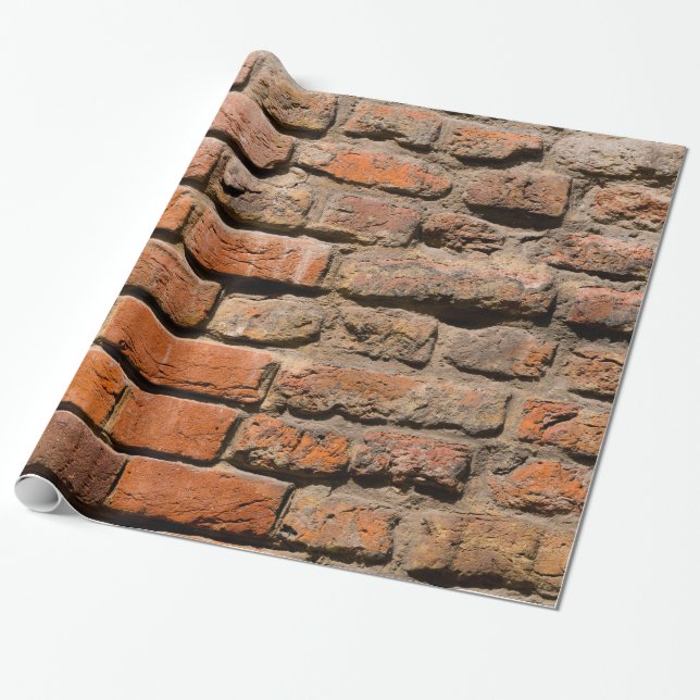Abgenutzte Ziegelsteine Geschenkpapier (Ungerollt)