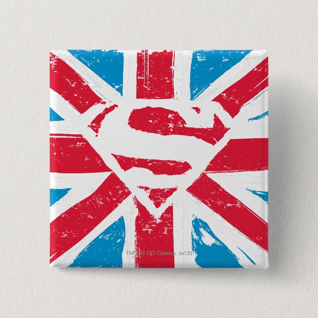 Abgenutzter S-Schild über der Flagge Button (Vorderseite)