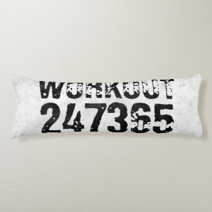 Abgenutzter und kratzter Text Workout 247365 rusti Seitenschläferkissen