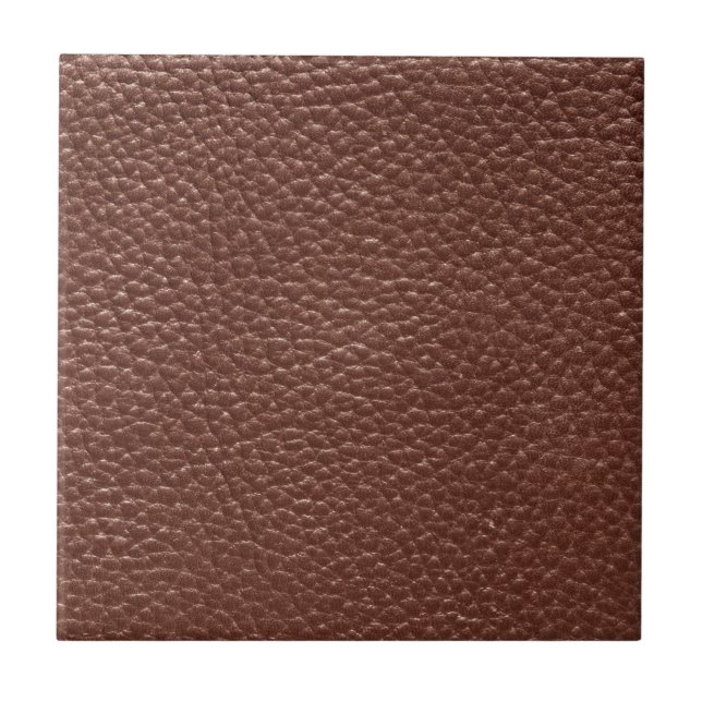 Abgenutztes Imitat-Brown-Leder Fliese (Vorderseite)