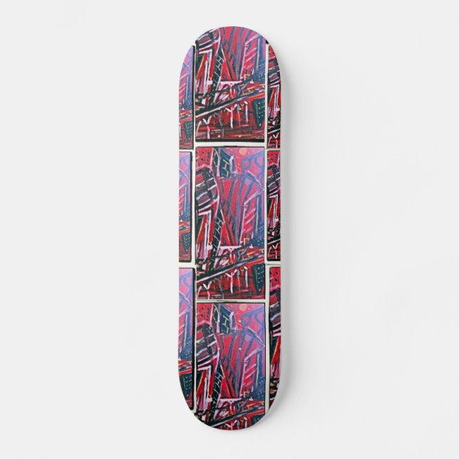 ABGEORDNETE STADT SKATEBOARD (Vorderseite)