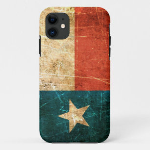 Abgeriebene und getragene Texas-Flagge iPhone 11 Hülle