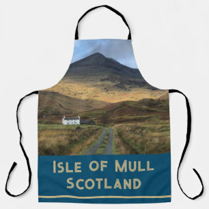 Abgeschiedenes Bauernhaus auf der Insel Mull, Scho Schürze