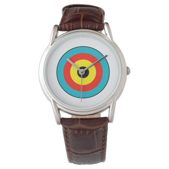 Abgeschiedenes Bogenziel Armbanduhr (Vorderseite)