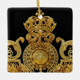 Abgeschiedenes Goldenes Tor Schloss Versailles - F Keramikornament