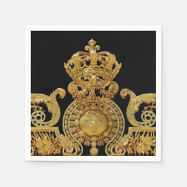Abgeschiedenes Goldenes Tor Schloss Versailles - F Serviette
