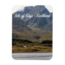 Abgeschiedenes Haus auf der Insel Skye in Schottla