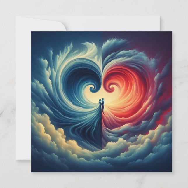 abgeschirmt durch Liebe Karte (Vorderseite)