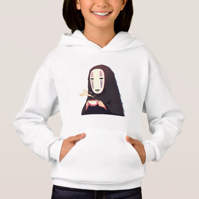 Abgeschwächt - Anime-Tee mit Maske Hoodie (Vorderseite)