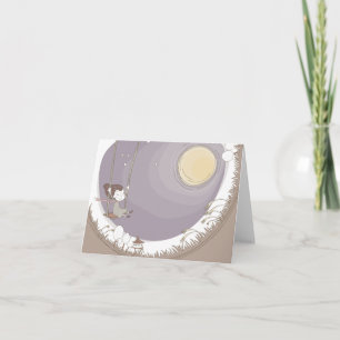 Abgesehen von der blanke Notenkarte Swingin Karte