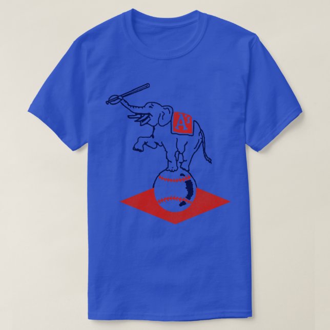 Abgestorbenes Philadelphia Athletics Baseball Team T-Shirt (Design vorne)
