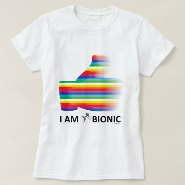 abgestufte Bänder T-Shirt (Design vorne)