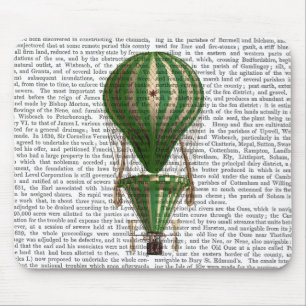 Abgestuftes Heißluft-Ballon-Grün Mousepad