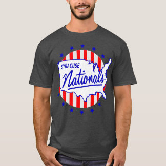 Abgewiesene Syracuse Nationals NBL Basketball 1948 T-Shirt