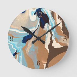 Abgrund Runde Wanduhr