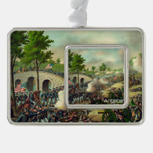 ABH Antietam Rahmen-Ornament Silber