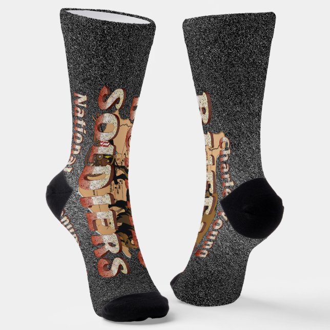 ABH Buffalo Soldiers Socks Socken (Gewinkelt)