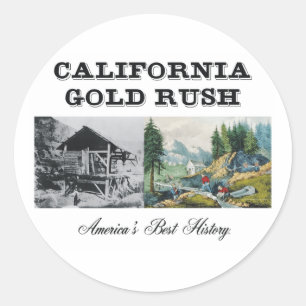 ABH California Gold Rush Runder Aufkleber