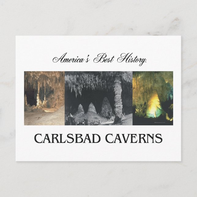 ABH Carlsbad Caverns Postkarte (Vorderseite)