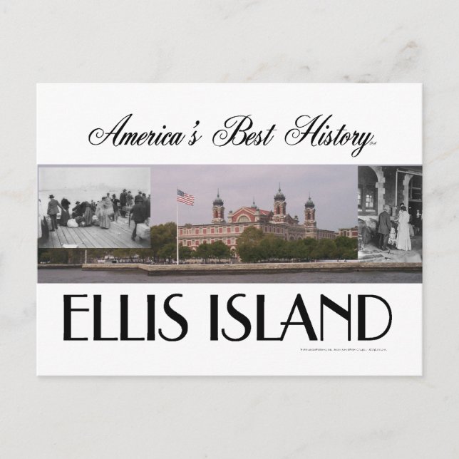 ABH Ellis Island Postkarte (Vorderseite)