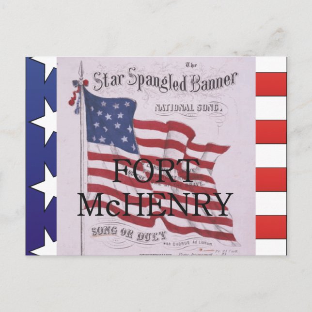 ABH Fort McHenry Postkarte (Vorderseite)