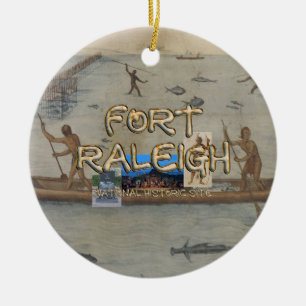 ABH Fort Raleigh Keramik Ornament