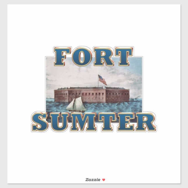 ABH Fort Sumter Aufkleber (Blatt)