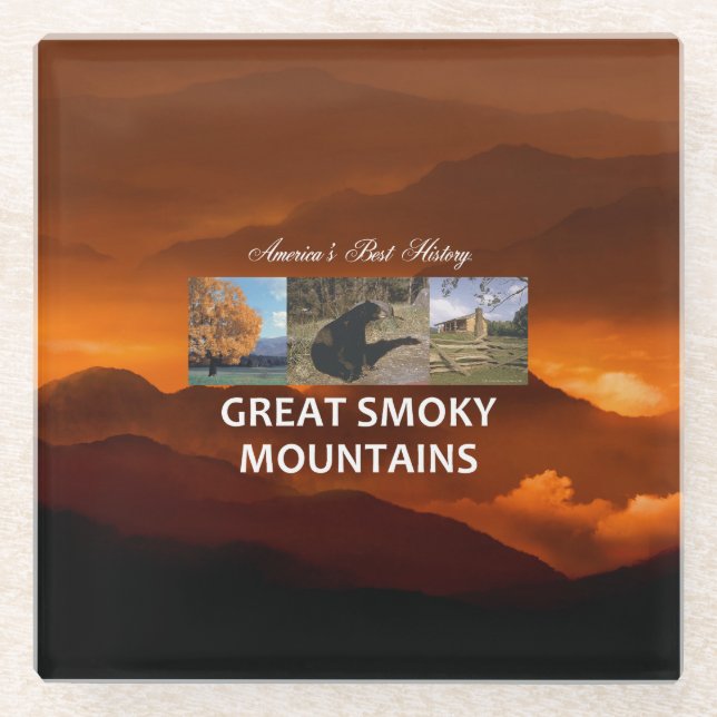 ABH Great Smoky Mountains Glasuntersetzer (Vorderseite)
