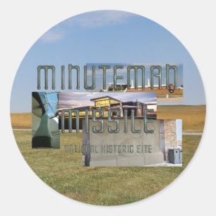 ABH Minuteman Missile Runder Aufkleber