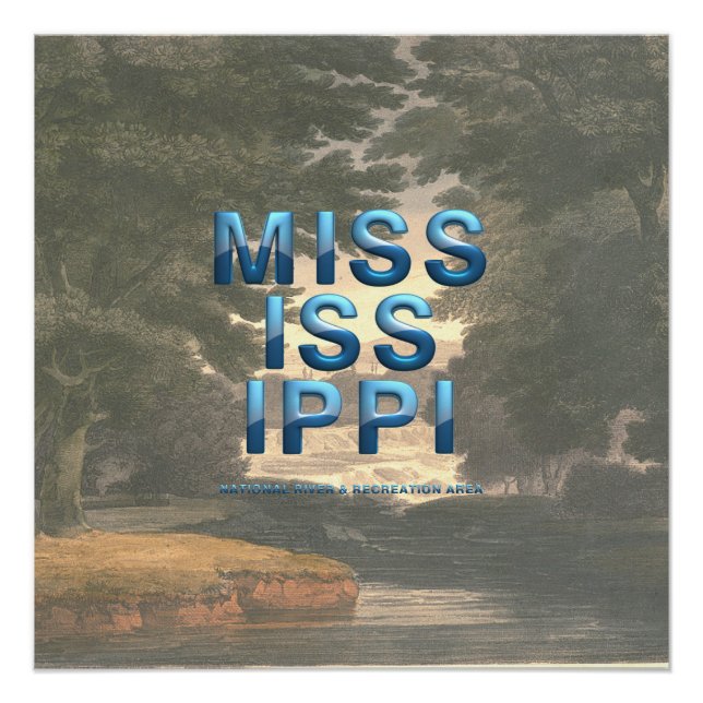 ABH Mississippi National River Poster (Vorderseite)