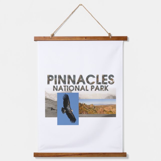 ABH Pinnacles Nationalpark Wandteppich Mit Holzrahmen (Vorderseite)