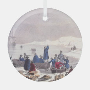 ABH Plymouth Rock Glas-Weihnachtsanhänger Ornament Aus Glas