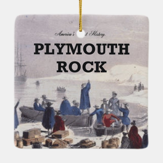 ABH Plymouth Rock Keramikornament (Rückseite)